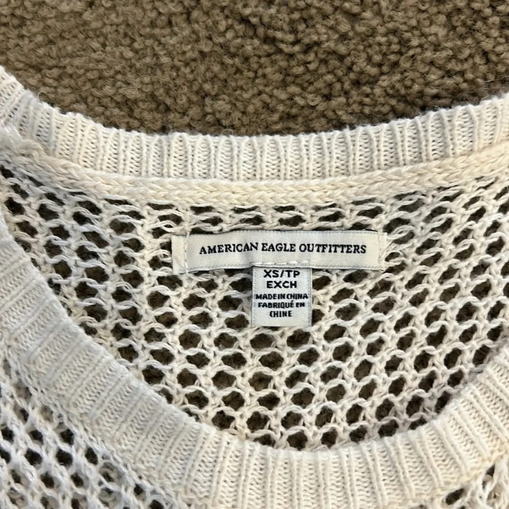 American Eagle Cotton Mesh Flamingo Tank Top. Size XS. Excellent Used Condition - Picture 2 of 3